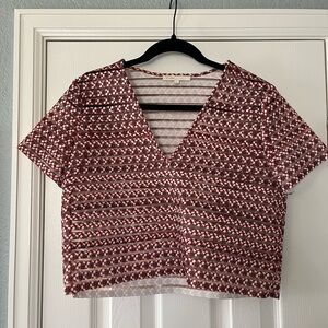 Maje Sheer Cropped